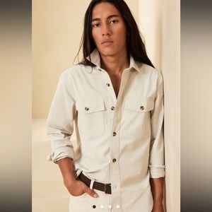 NWT Banana Republic Utility Shirt size L